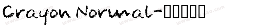 Crayon Normal字体转换